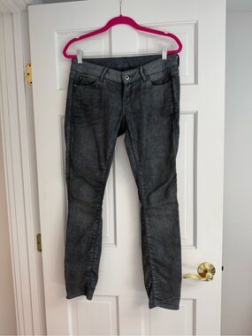 G-Star Charcoal Grey Coated Slim Jeans